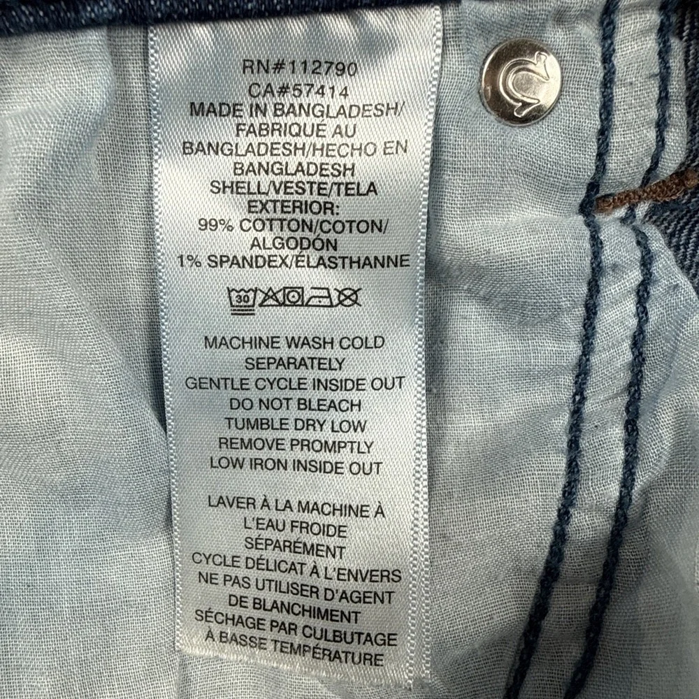 True Religion Rocco Jeans Men's 34 Blue Relaxed Skinny Stretch Denim